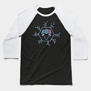 Bullish Crypto Fusion: Bitcoin & Blockchain Design Baseball T-Shirt